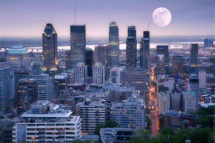 Montreal Skyline at Night