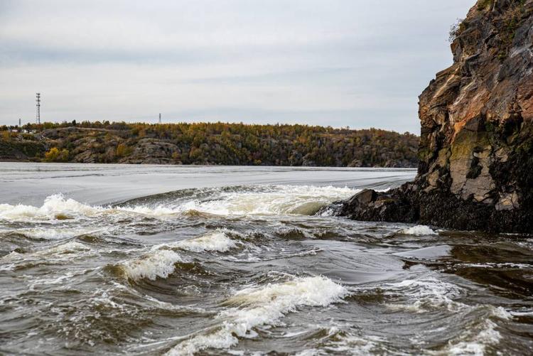 Reversing Falls Rapids in Saint John NB