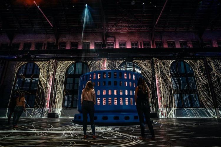 Night on Niagara with Power Station Light Show image 1