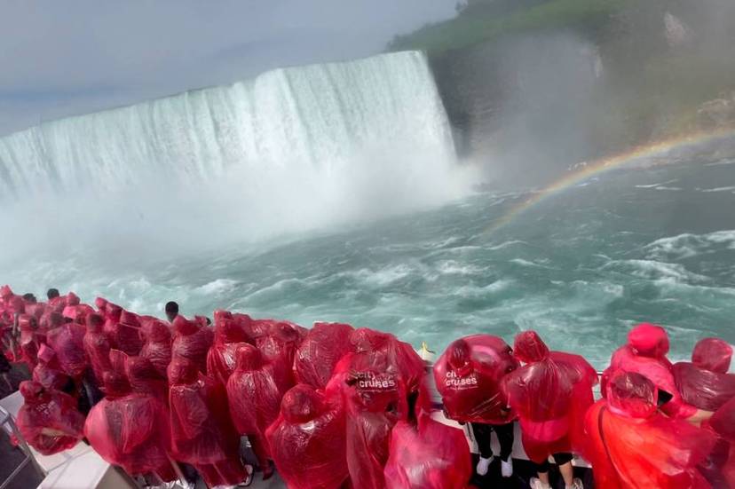Toursist Enjoying Niagara Falls USA/Canada tour.jpg