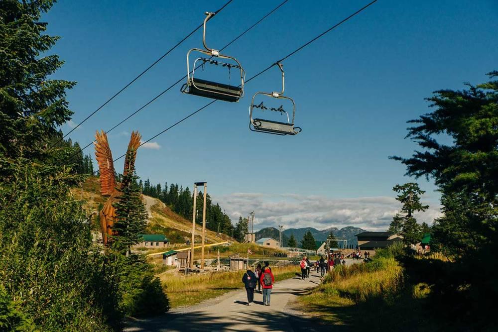 Peak Chairlift at Grouse Mountain in 2024