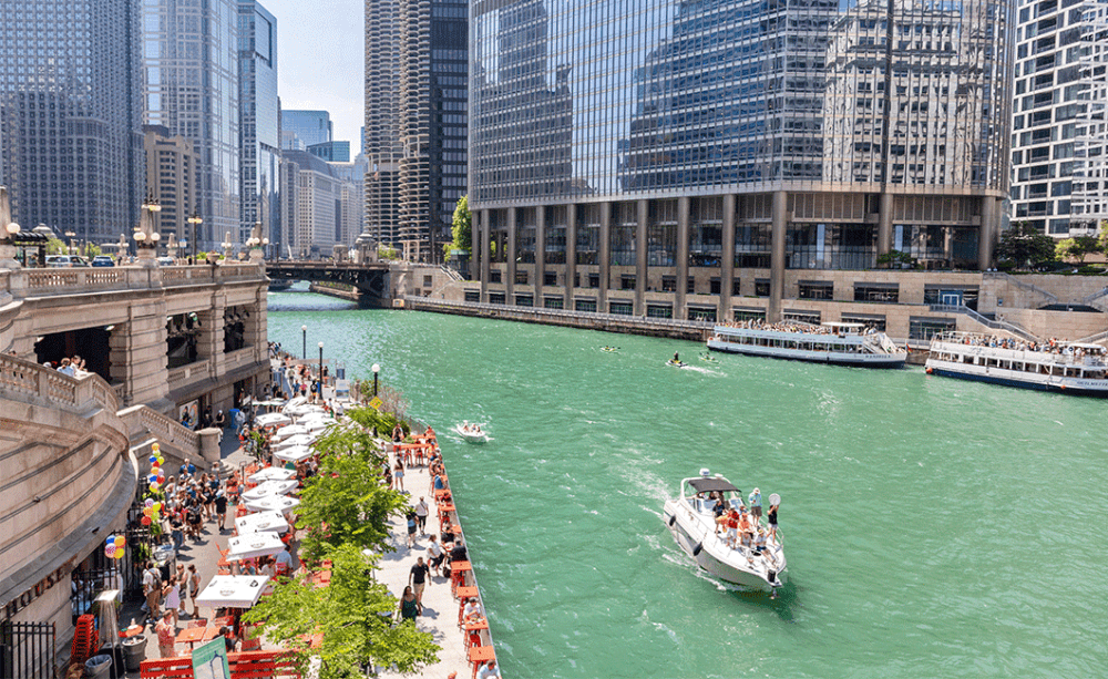 Chicago Riverwalk in 2024