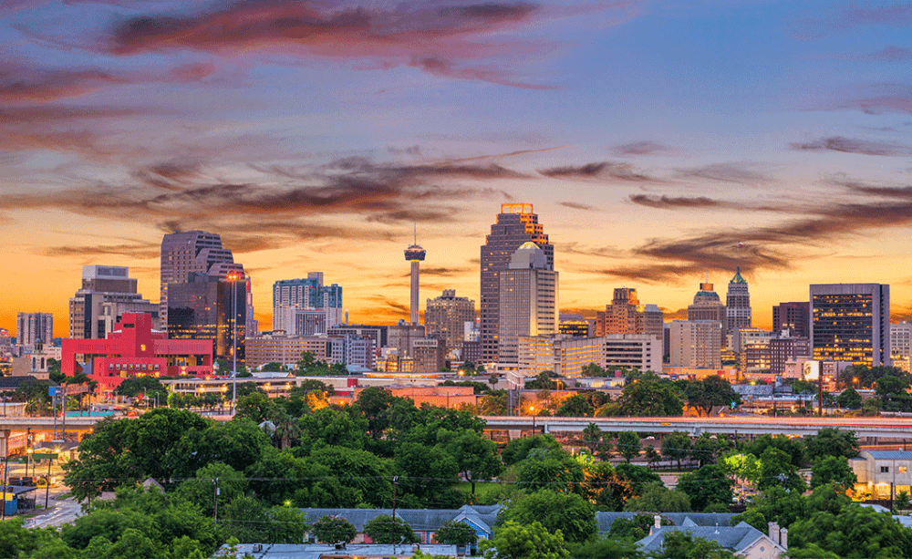 San Antonio Skyline in 2024