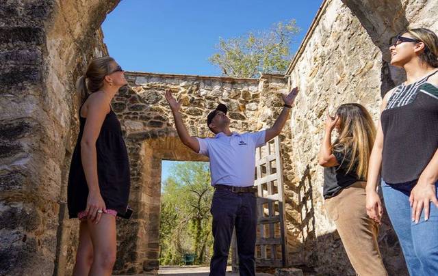 Tour Guide at The Alamo