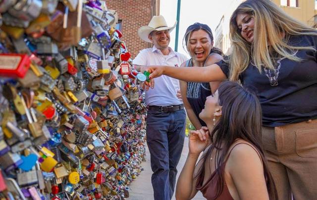 See Sight Tour Guide at Kallison Love Lock Bridge